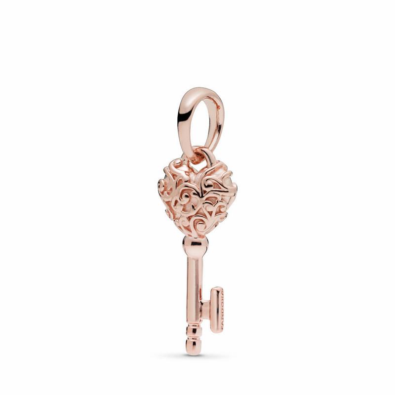 Pandora Rose™ Regal Key Pendant Ireland - Pandora Rose - 914568IMD